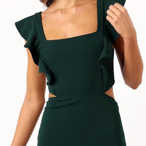 NWT Petal & Pup Womens Yvonne High Lo Midi Dress. - size large - Picture 5 of 8